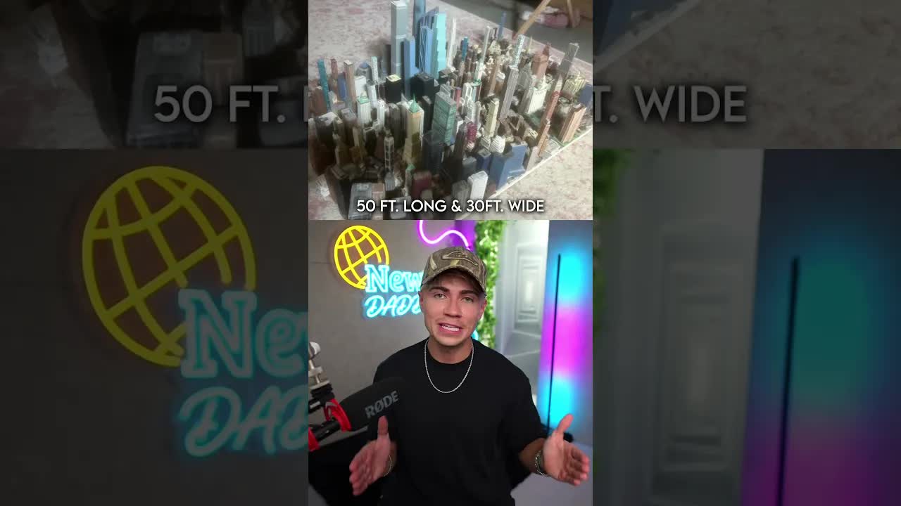 Man Spends 21 Years Building Mini NYC!🤯